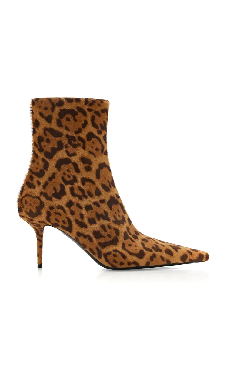 Saint Laurent Ashley Leopard-Print Pony Hair Ankle Boots | Thumbnail 6 Saint Laurent Ashley Leopard-Print Pony Hair Ankle Boots | Thumbnail 6