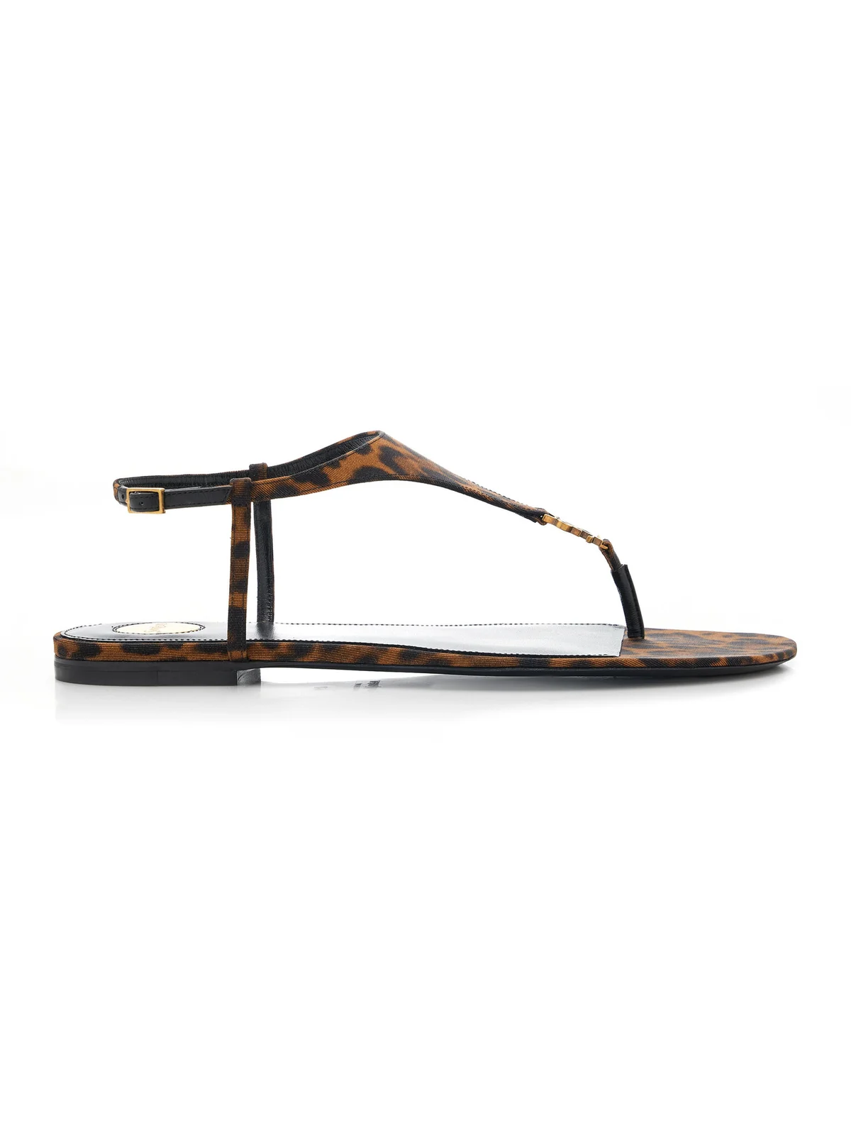 Cassandra Leopard-Print Grosgrain Sandals Cassandra Leopard-Print Grosgrain Sandals