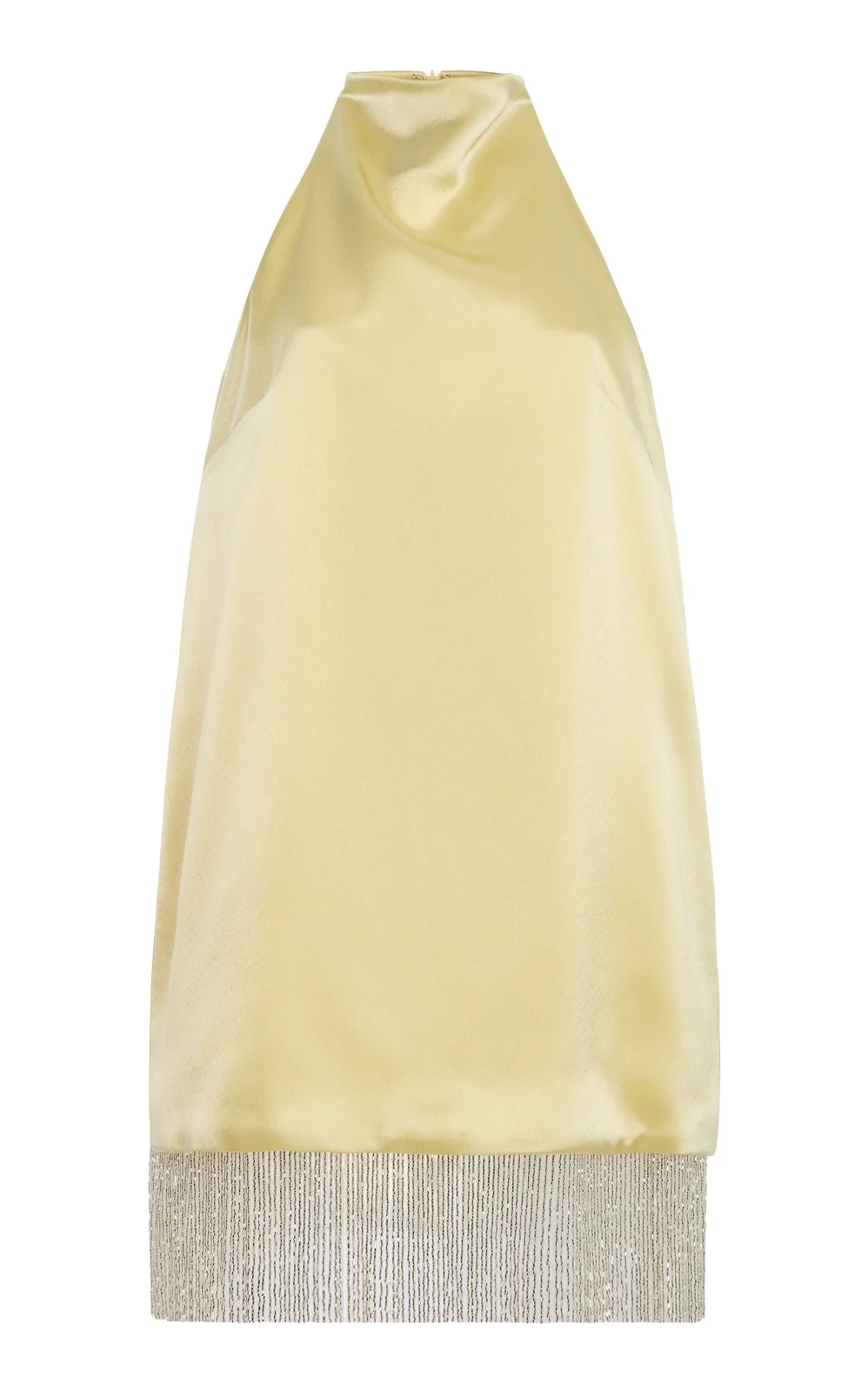 Daniella Fringed Satin Mini Dress Daniella Fringed Satin Mini Dress
