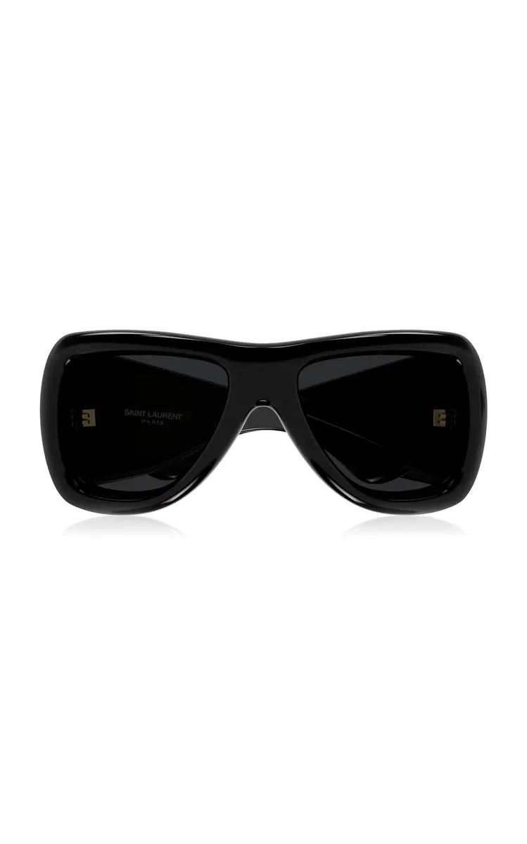 Saint Laurent Howl Mask-Frame Acetate Sunglasses | Thumbnail 8 Saint Laurent Howl Mask-Frame Acetate Sunglasses | Thumbnail 8