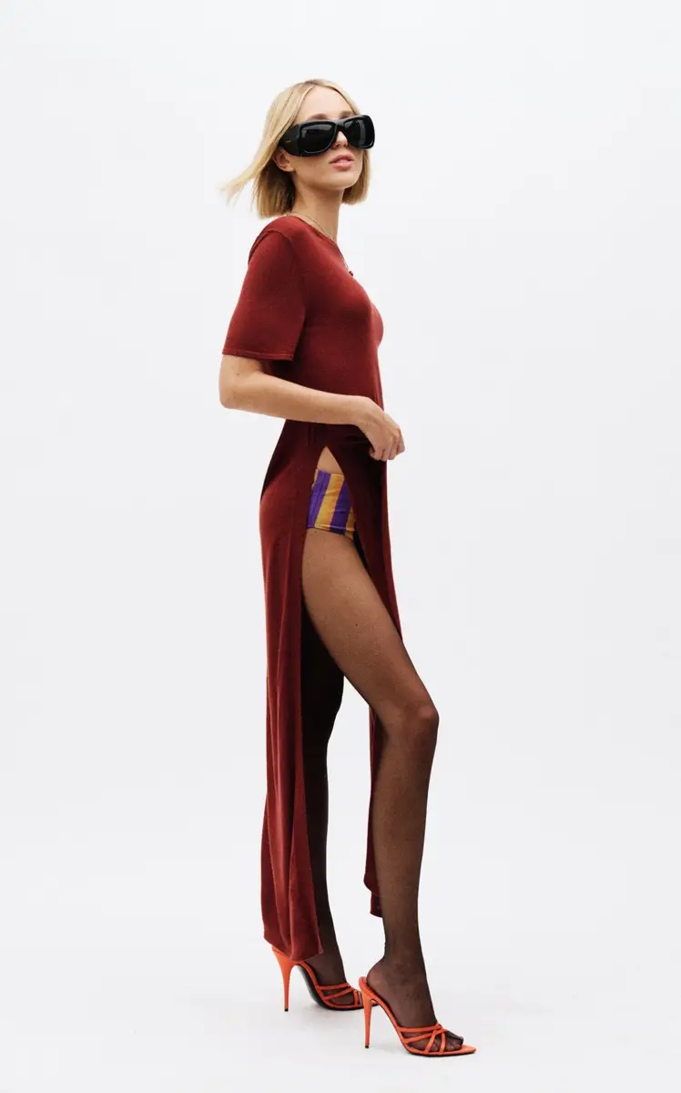 Saint Laurent Wool Maxi Dress | Thumbnail 2 Saint Laurent Wool Maxi Dress | Thumbnail 2