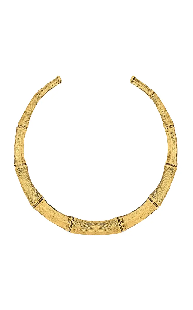 Saint Laurent Torque Bambou Brass Metal | Image 1 Saint Laurent Torque Bambou Brass Metal | Image 1