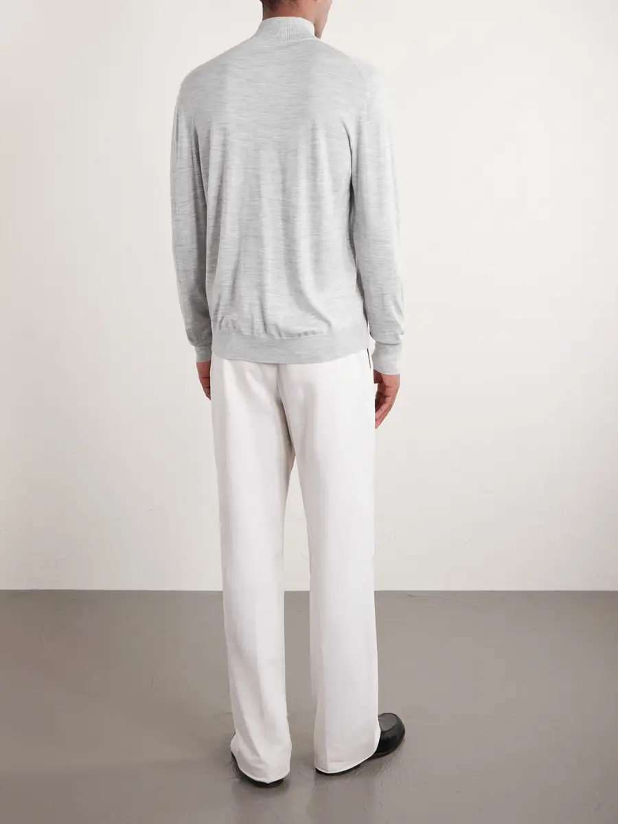 ELEVENTY Wool Half-Zip Sweater - Men | Thumbnail 4