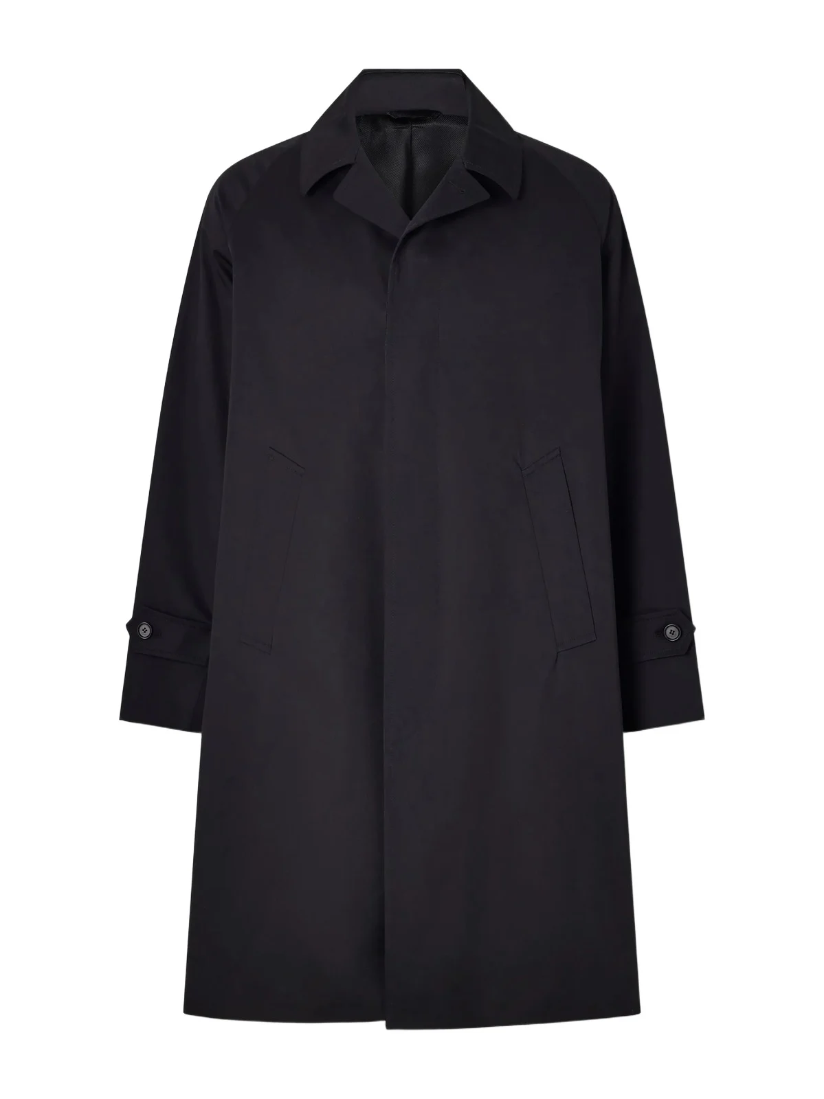 Structured Cotton-Blend Coat - Men Structured Cotton-Blend Coat - Men