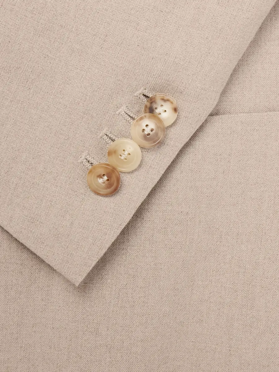De Petrillo Linen Suit Jacket - Men | Thumbnail 6