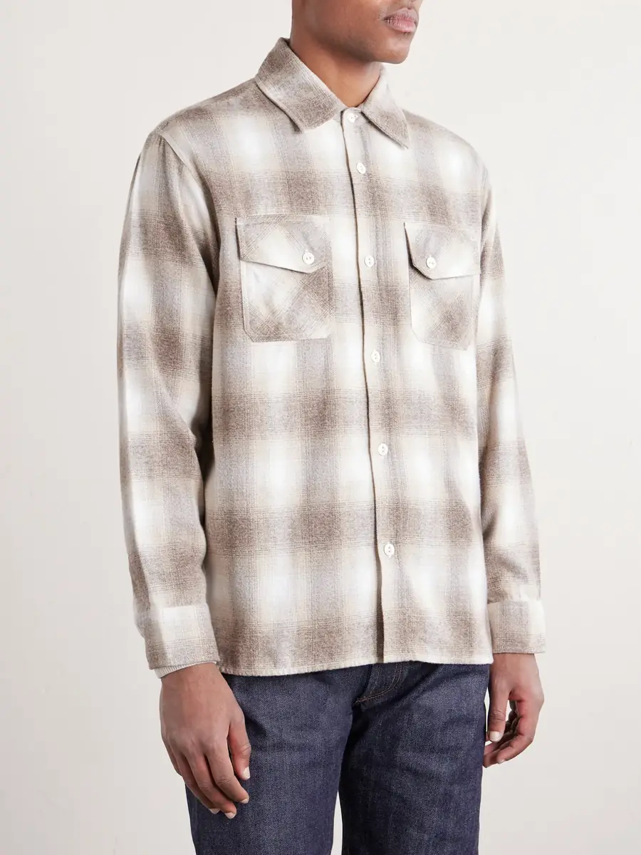 3sixteen Checked Cotton-Flannel Shirt - Men | Thumbnail 3
