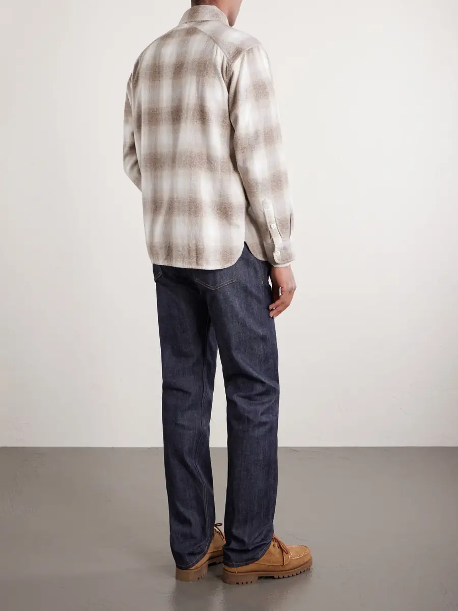 3sixteen Checked Cotton-Flannel Shirt - Men | Thumbnail 4