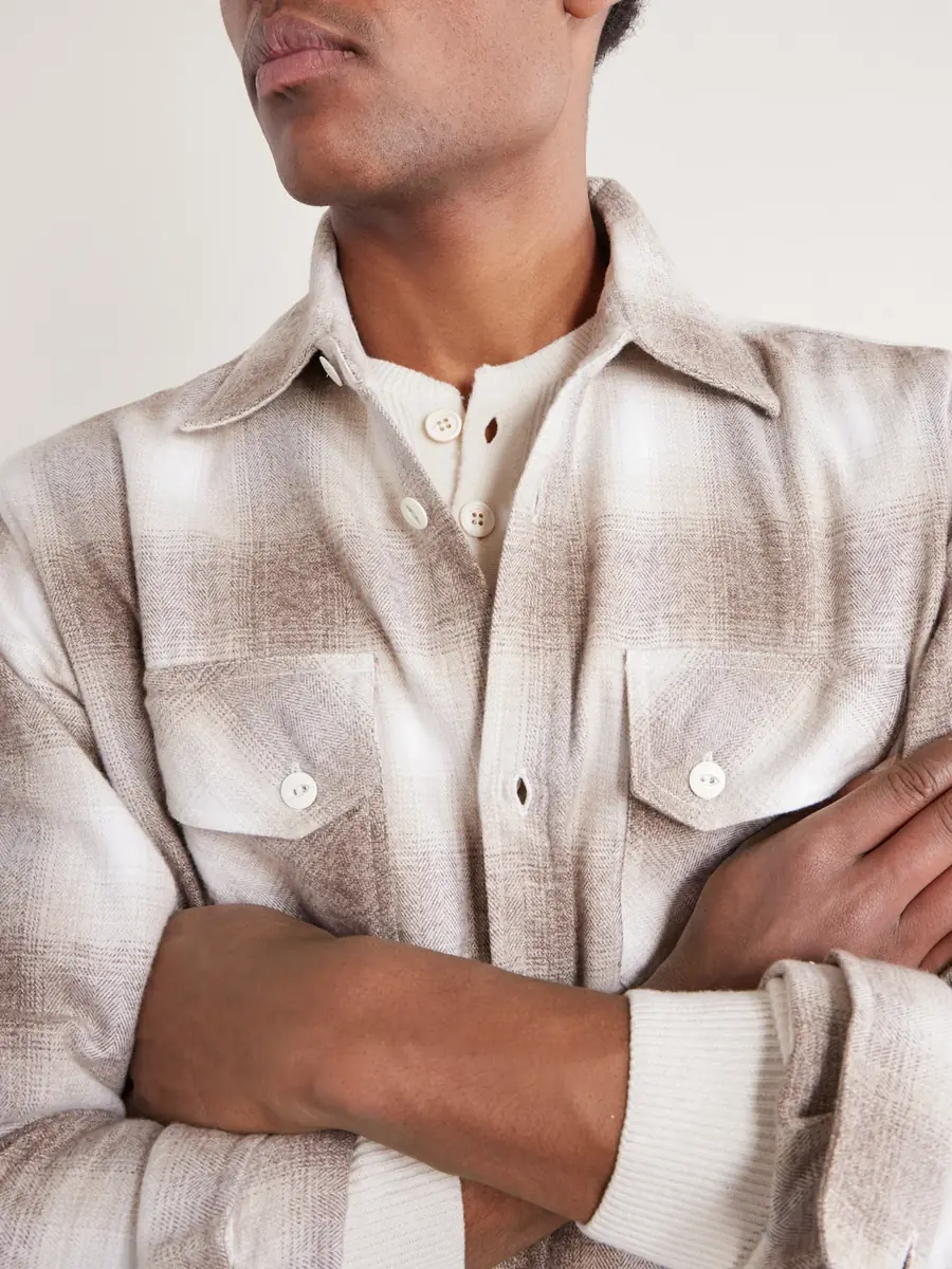 3sixteen Checked Cotton-Flannel Shirt - Men | Thumbnail 5