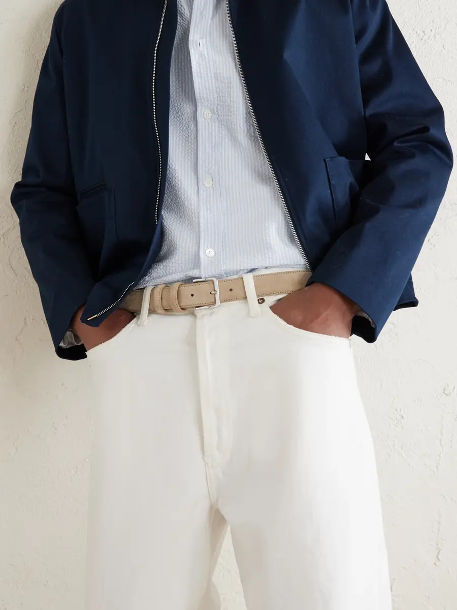 MR P. 3cm Suede Belt - Men | Thumbnail 2 MR P. 3cm Suede Belt - Men | Thumbnail 2