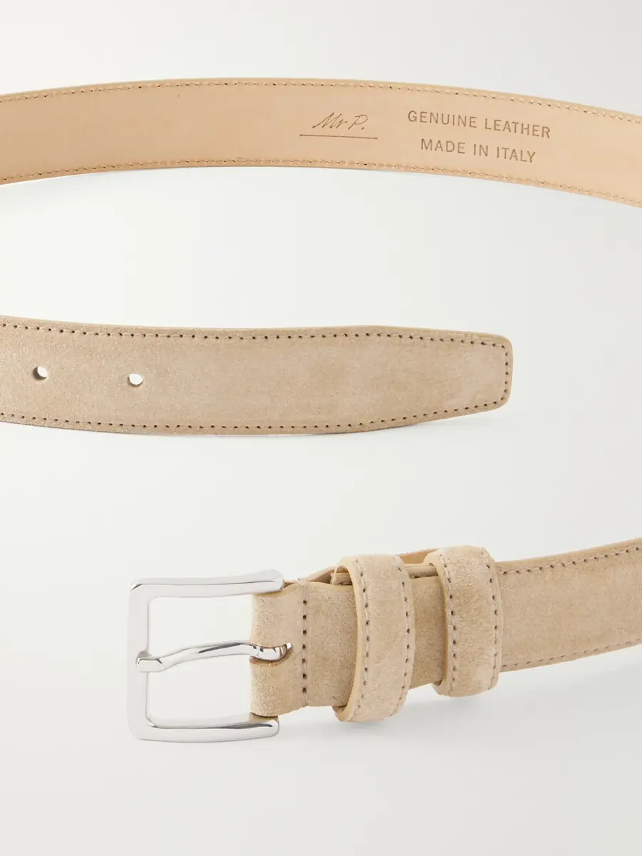 MR P. 3cm Suede Belt - Men | Thumbnail 3 MR P. 3cm Suede Belt - Men | Thumbnail 3