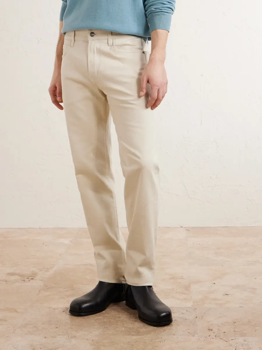 Loro Piana Quarona Slim-Fit Straight-Leg Jeans - Men | Thumbnail 3 Loro Piana Quarona Slim-Fit Straight-Leg Jeans - Men | Thumbnail 3