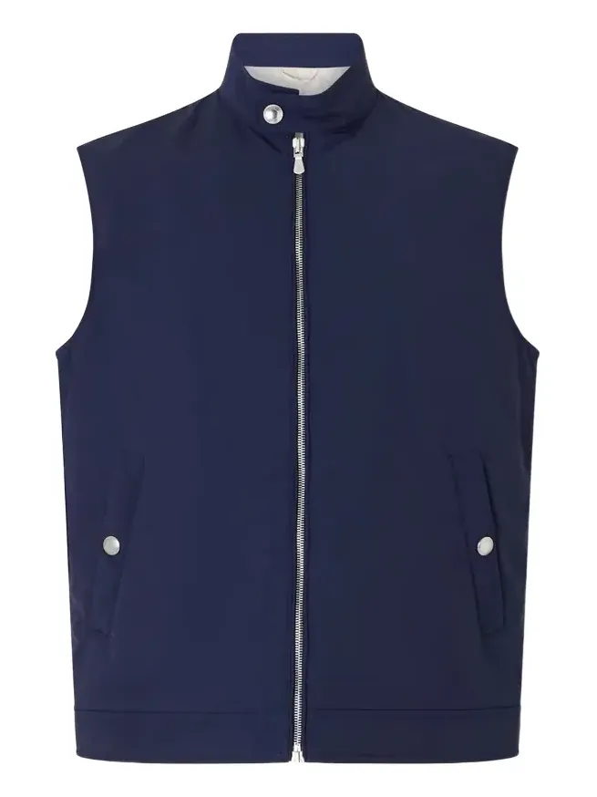Slim-Fit Wool-Blend Gilet - Men Slim-Fit Wool-Blend Gilet - Men