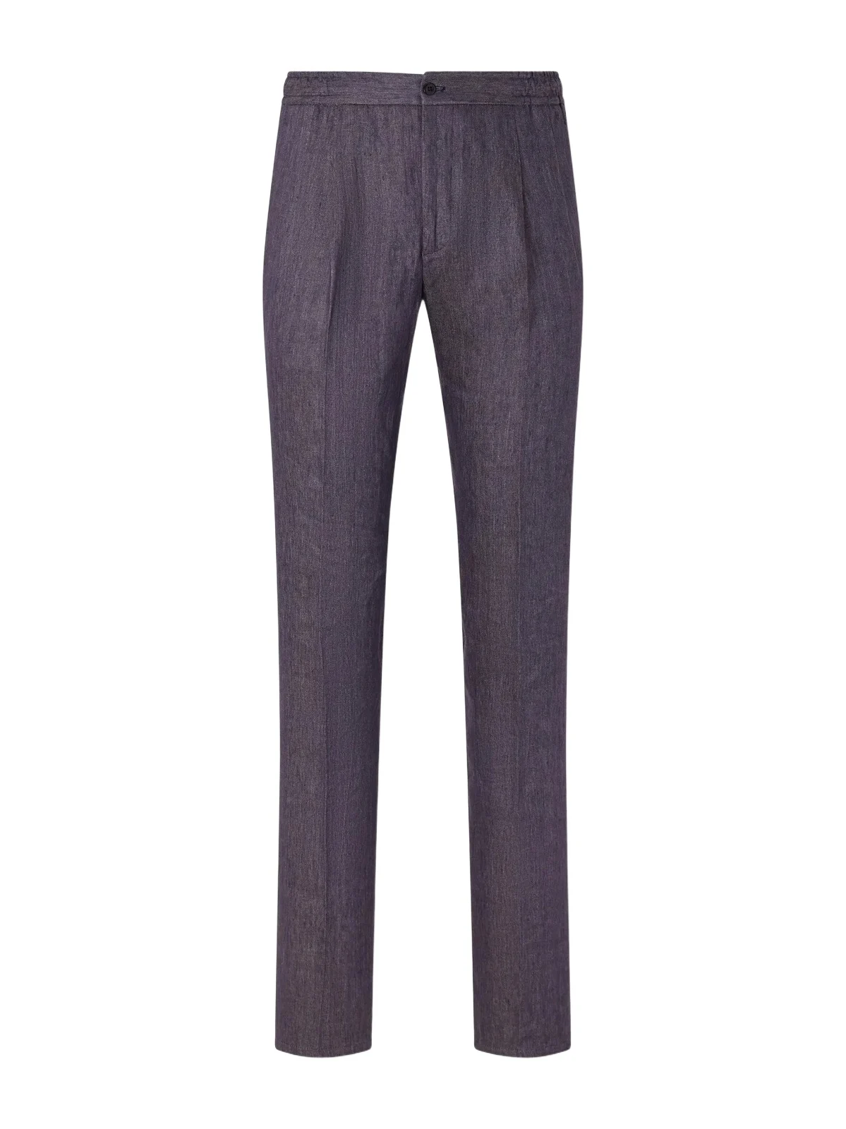 Straight-Leg Linen Trousers - Men
