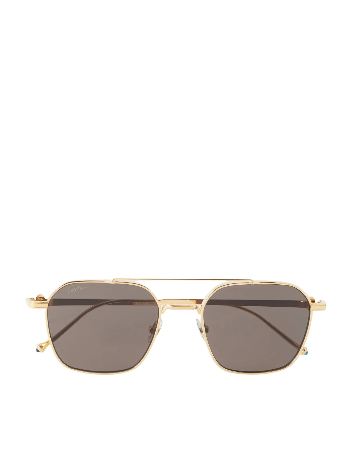 Pasha Square-Frame Gold-Tone Metal Sunglasses - Men Pasha Square-Frame Gold-Tone Metal Sunglasses - Men
