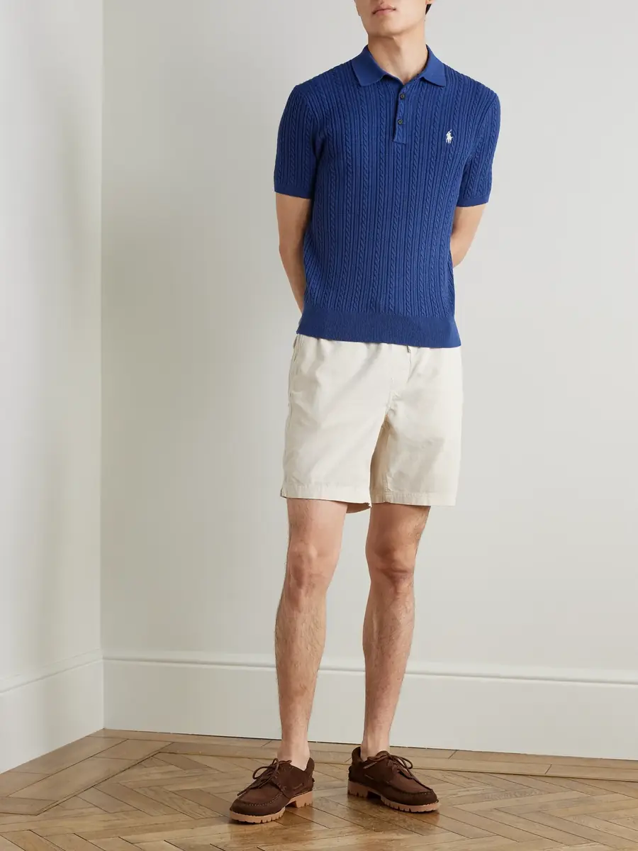 Polo Ralph Lauren Straight-Leg Cotton Drawstring Shorts - Men | Thumbnail 2 Polo Ralph Lauren Straight-Leg Cotton Drawstring Shorts - Men | Thumbnail 2