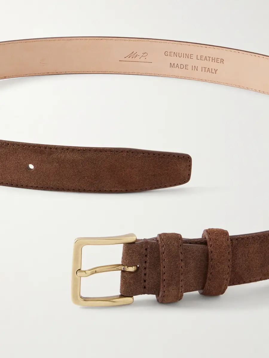 MR P. 3cm Suede Belt - Men | Thumbnail 3 MR P. 3cm Suede Belt - Men | Thumbnail 3