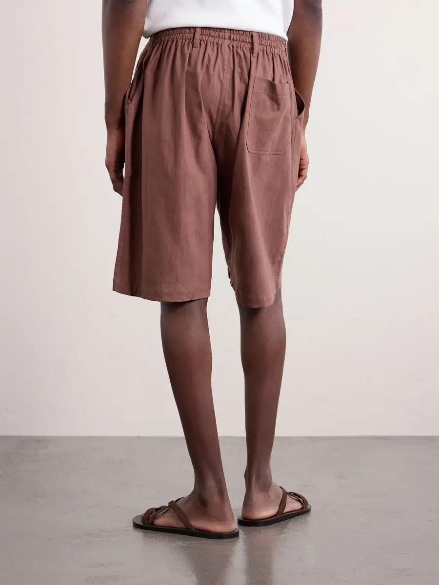 Kardo Milo Straight-Leg Cotton Drawstring Shorts - Men | Thumbnail 4 Kardo Milo Straight-Leg Cotton Drawstring Shorts - Men | Thumbnail 4