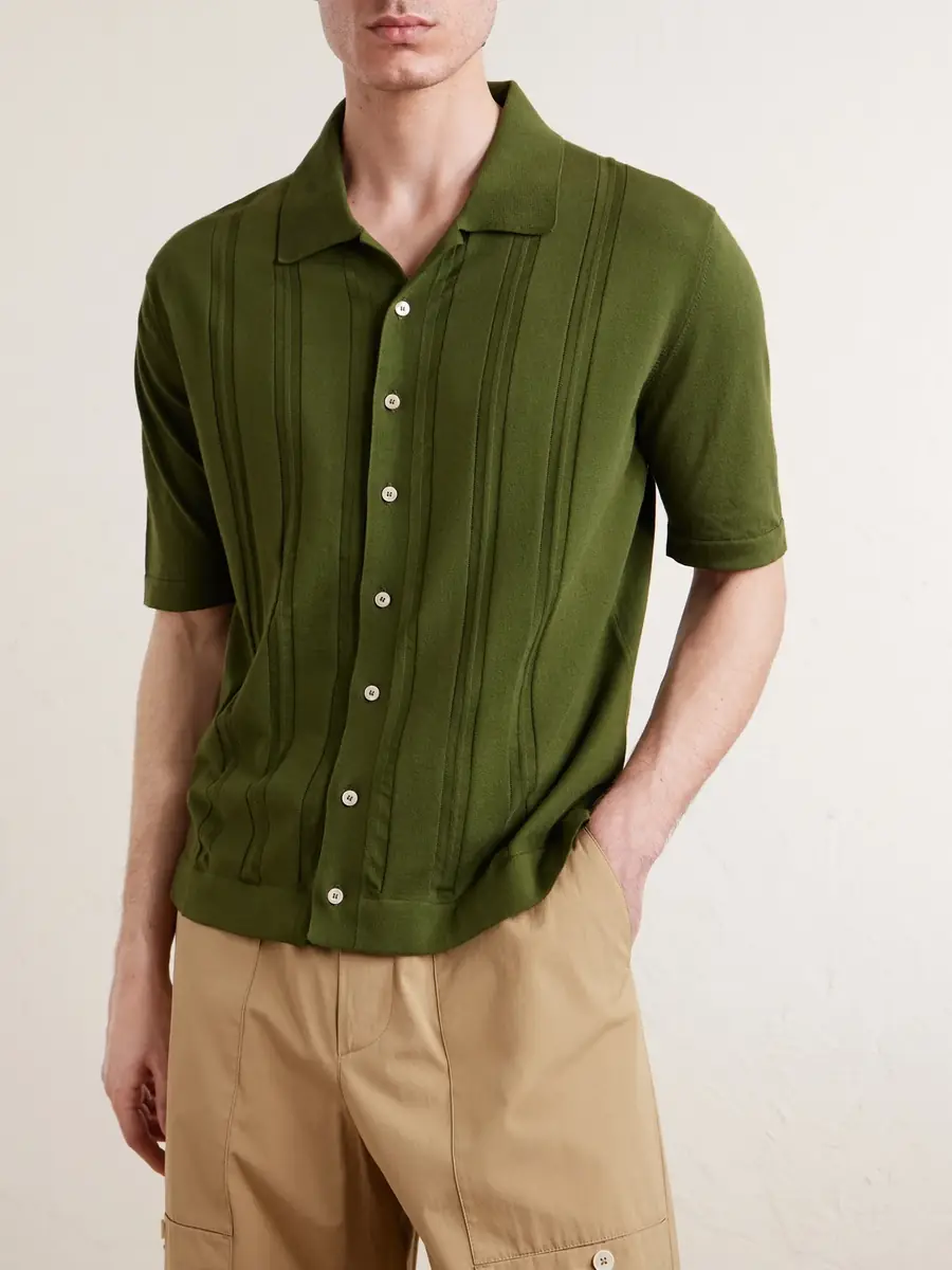 PIACENZA 1733 Knitted Cotton Shirt - Men | Thumbnail 3 PIACENZA 1733 Knitted Cotton Shirt - Men | Thumbnail 3