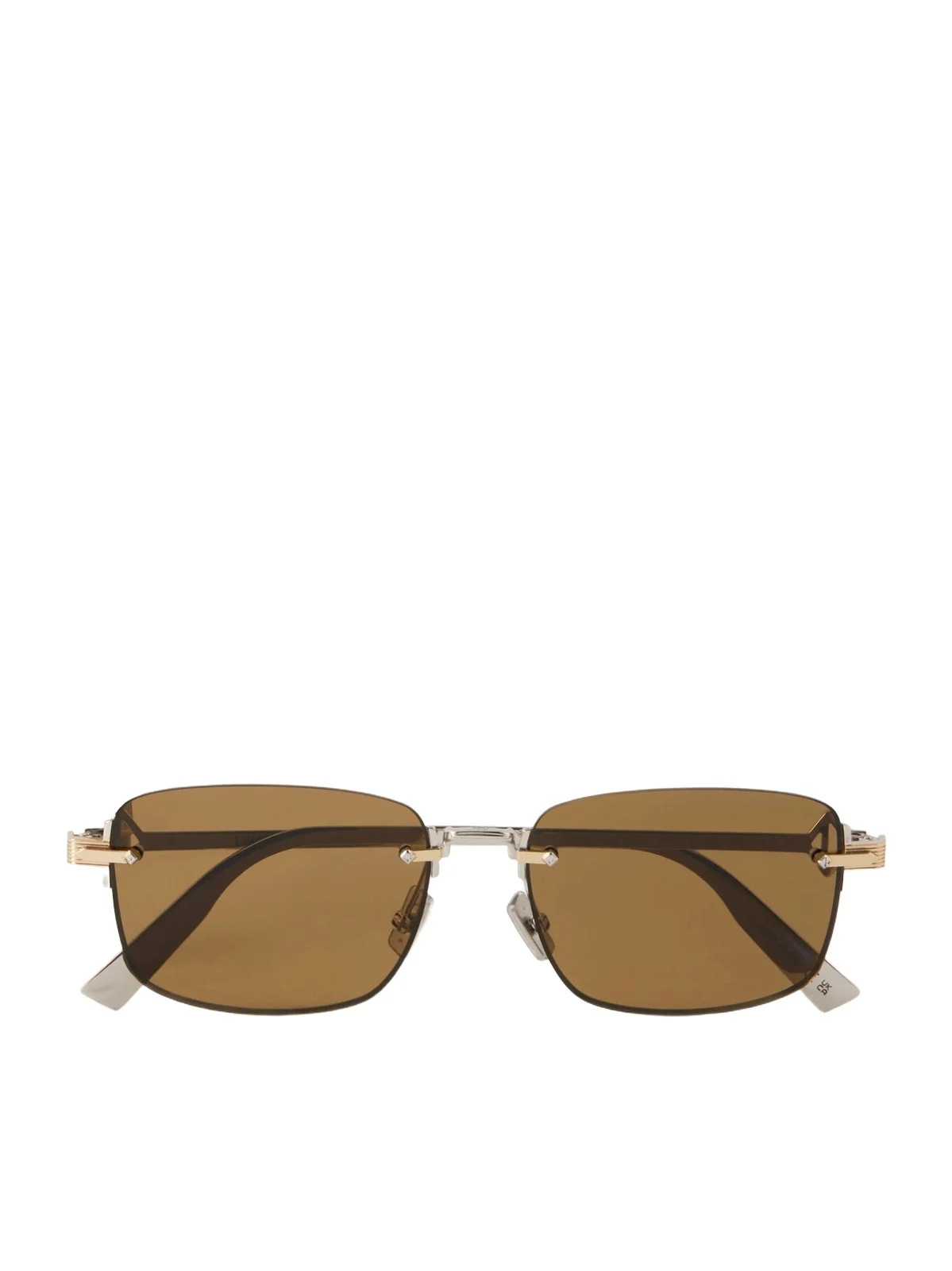 CD Diamond S11U Square-Frame Gold-Tone Metal Sunglasses - Men CD Diamond S11U Square-Frame Gold-Tone Metal Sunglasses - Men