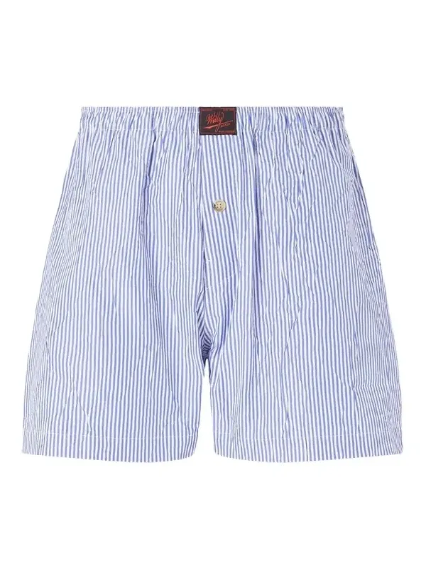 Willy Woven Cotton Straight-Leg Boxer Shorts - Men