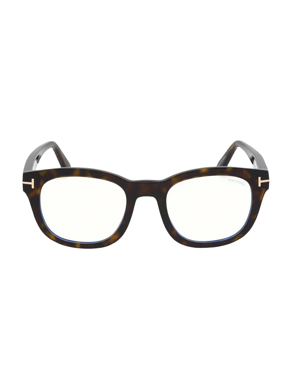 Men's Square Havana Acetate Optical Glasses Men's Square Havana Acetate Optical Glasses