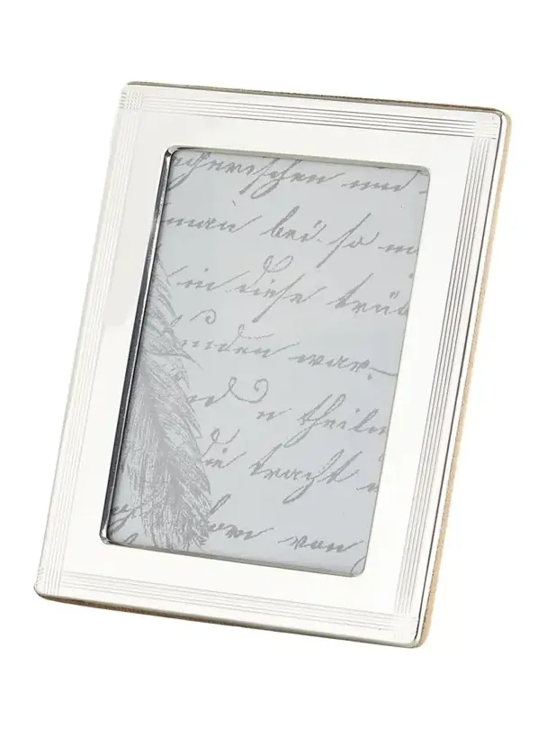 MONICA RICH KOSANN Cross Hatch Stripe 4" x 6" Picture Frame