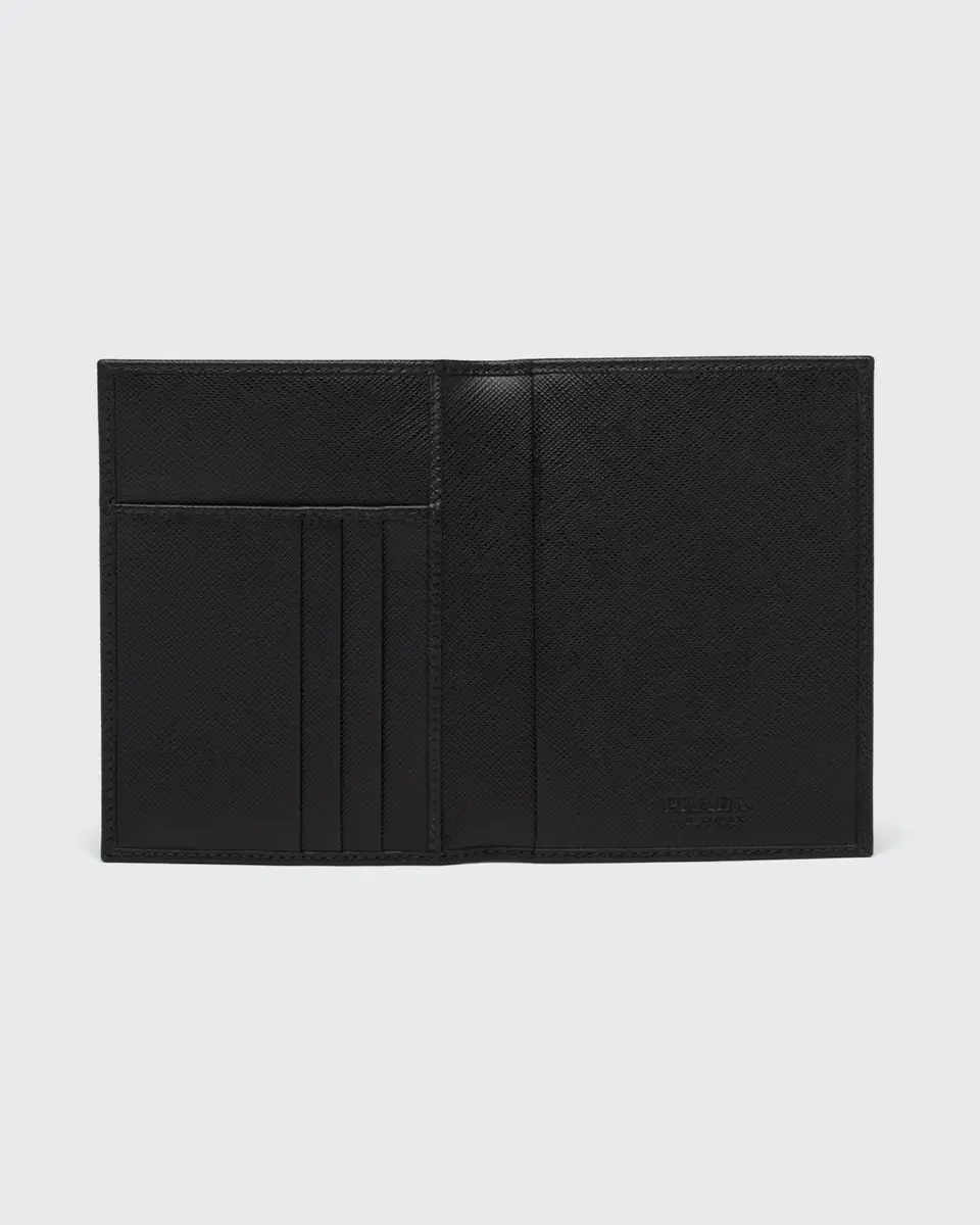 Prada Men's Saffiano Leather Passport Cover | Thumbnail 4