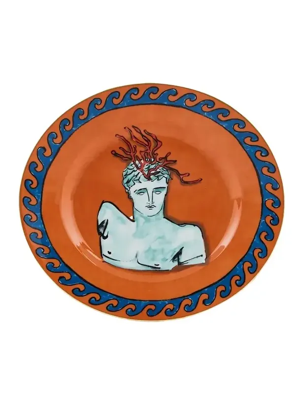 GINORI 1735 Il Viaggio di Nettuno Dessert Plate
