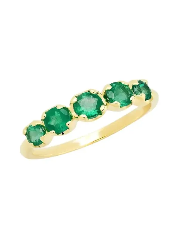 18k Graduated Emerald Ring 18k Graduated Emerald Ring