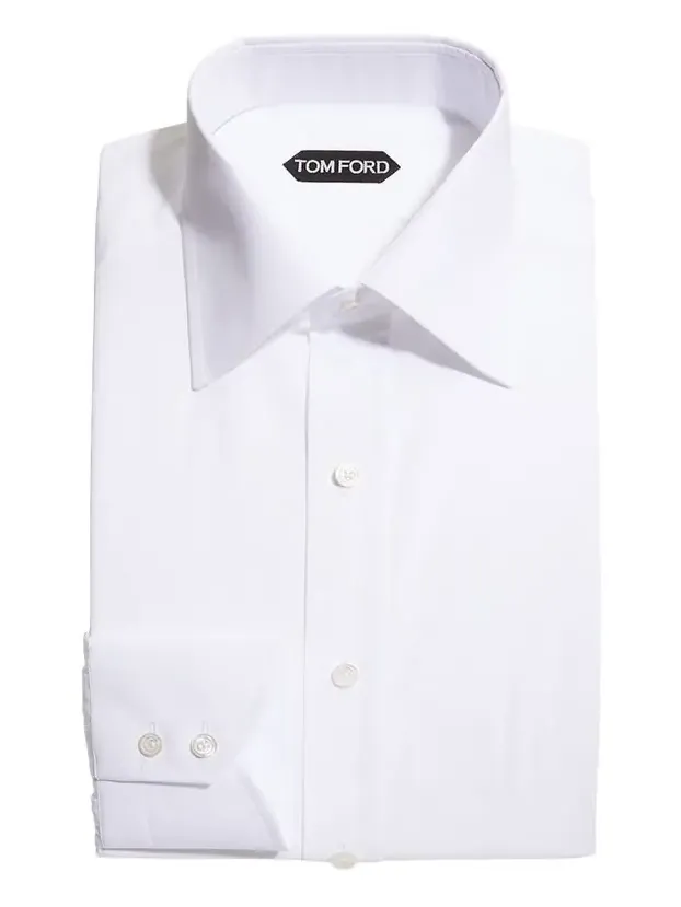 Men's Solid Cotton Dress Shirt Men's Solid Cotton Dress Shirt