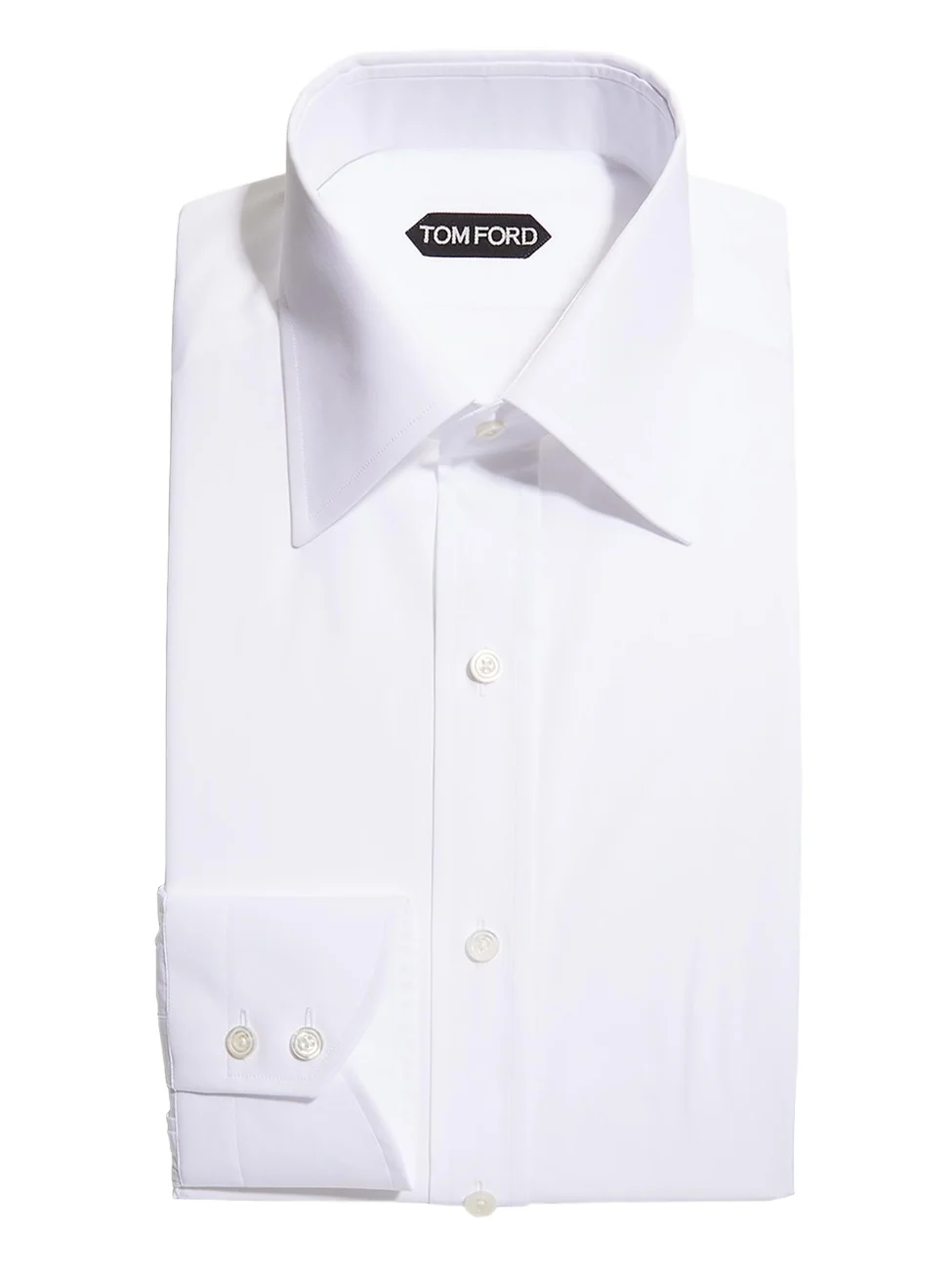 Men's Solid Cotton Dress Shirt