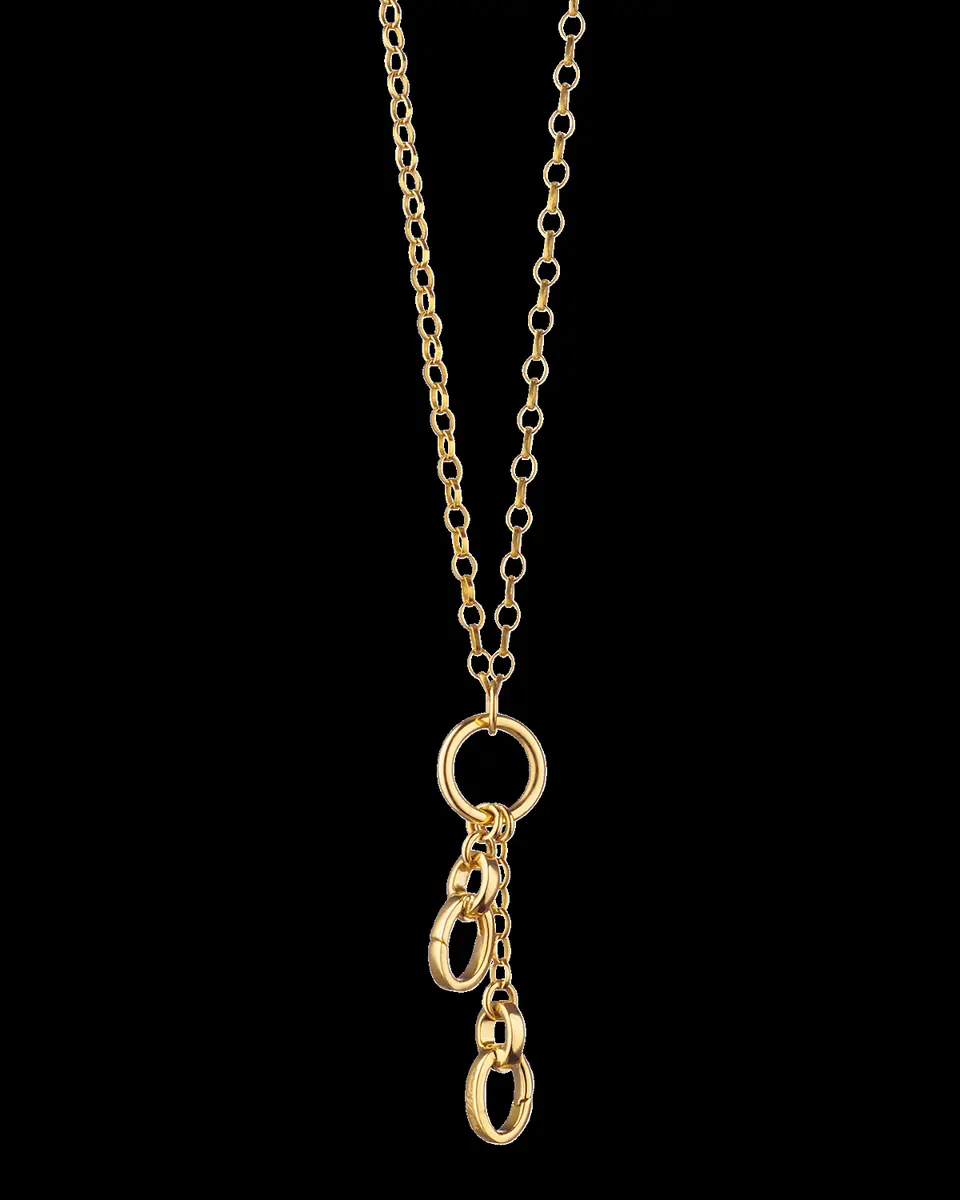 Monica Rich Kosann 18K Yellow Gold Charm Enhancer Chain Necklace, 18" | Thumbnail 2 Monica Rich Kosann 18K Yellow Gold Charm Enhancer Chain Necklace, 18" | Thumbnail 2