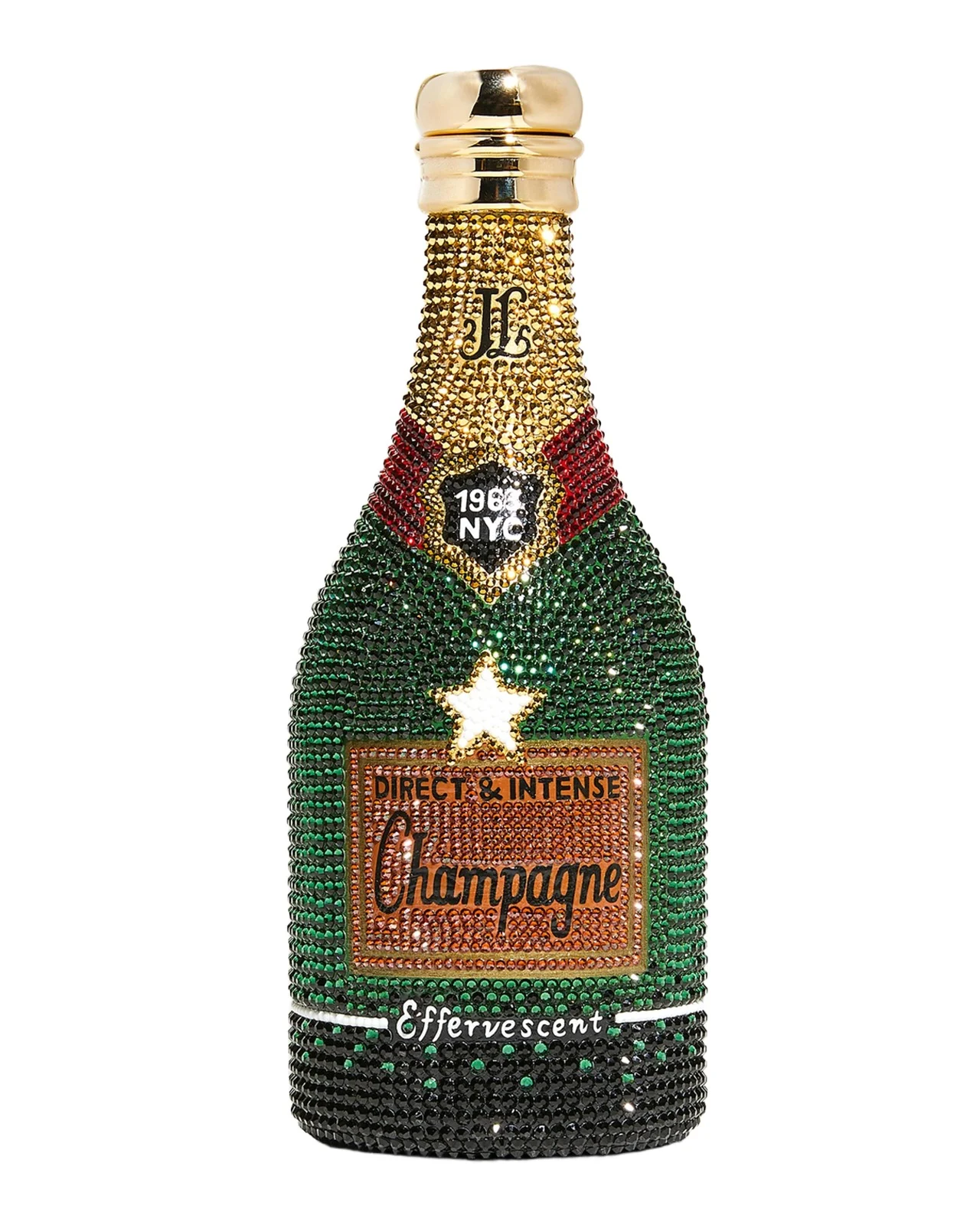 Cheers Champagne Bottle Crystal Clutch Bag Cheers Champagne Bottle Crystal Clutch Bag