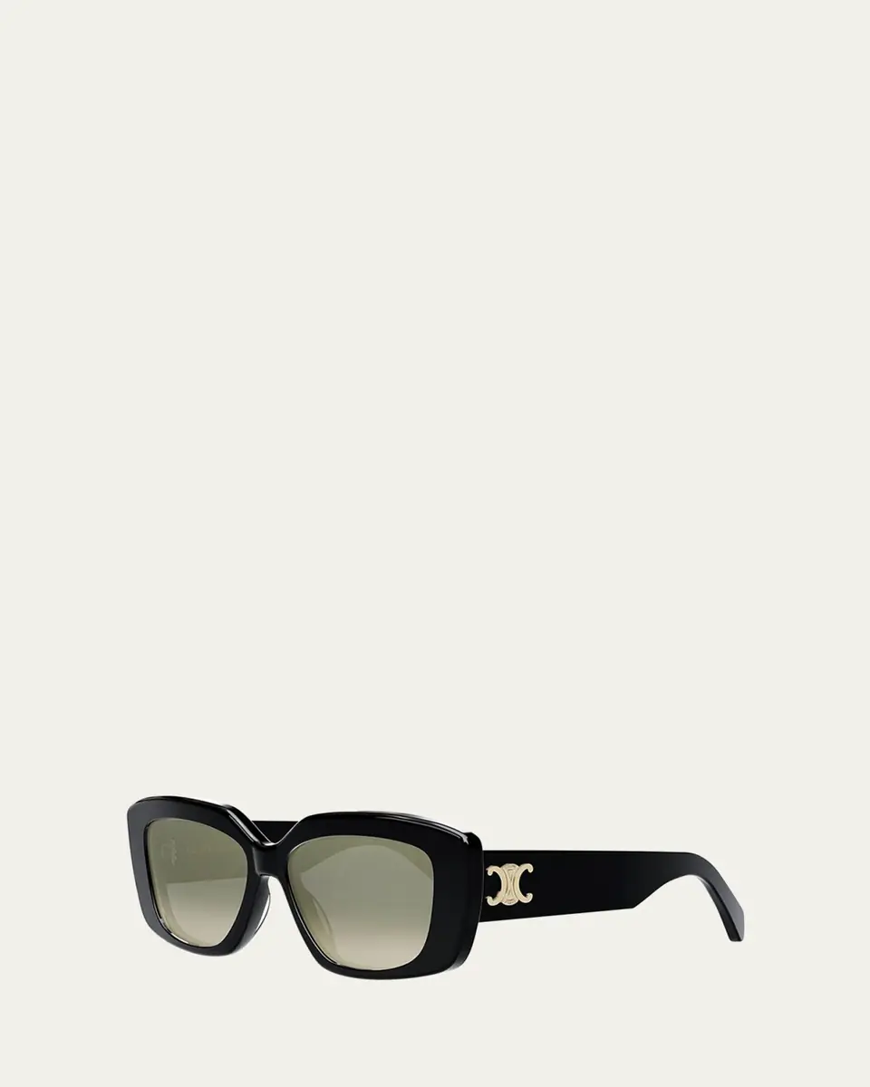 Celine Triomphe Rectangle Acetate Sunglasses | Thumbnail 2 Celine Triomphe Rectangle Acetate Sunglasses | Thumbnail 2
