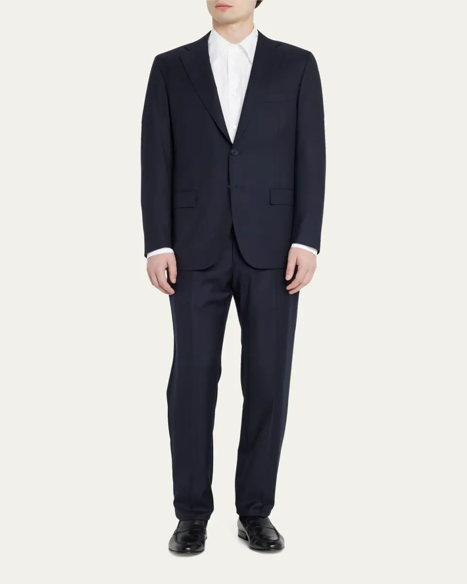 Kiton Men's Solid Cashmere Blazer | Thumbnail 2
