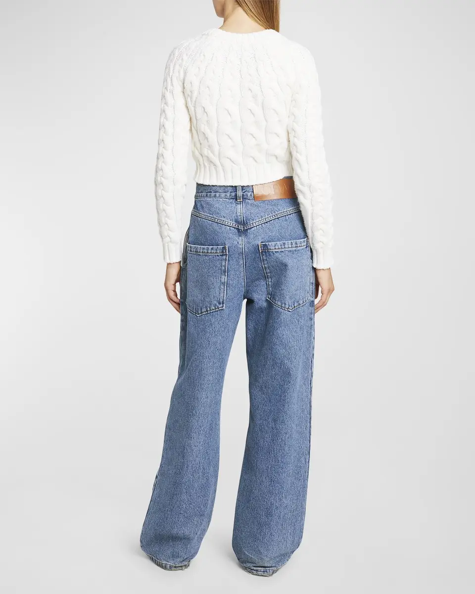 Loewe Anagram Baggy Jeans | Thumbnail 4 Loewe Anagram Baggy Jeans | Thumbnail 4