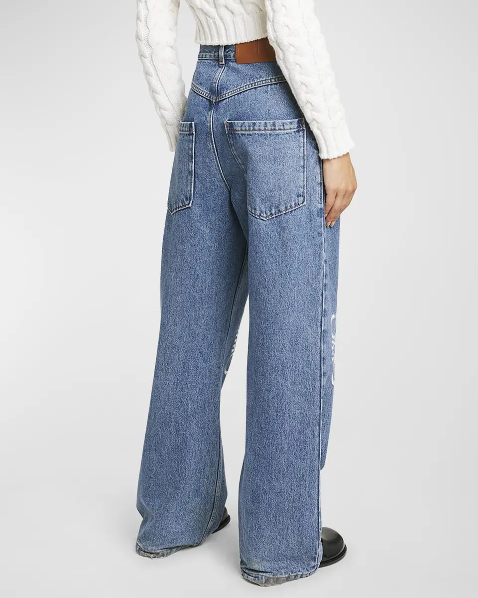 Loewe Anagram Baggy Jeans | Thumbnail 6 Loewe Anagram Baggy Jeans | Thumbnail 6