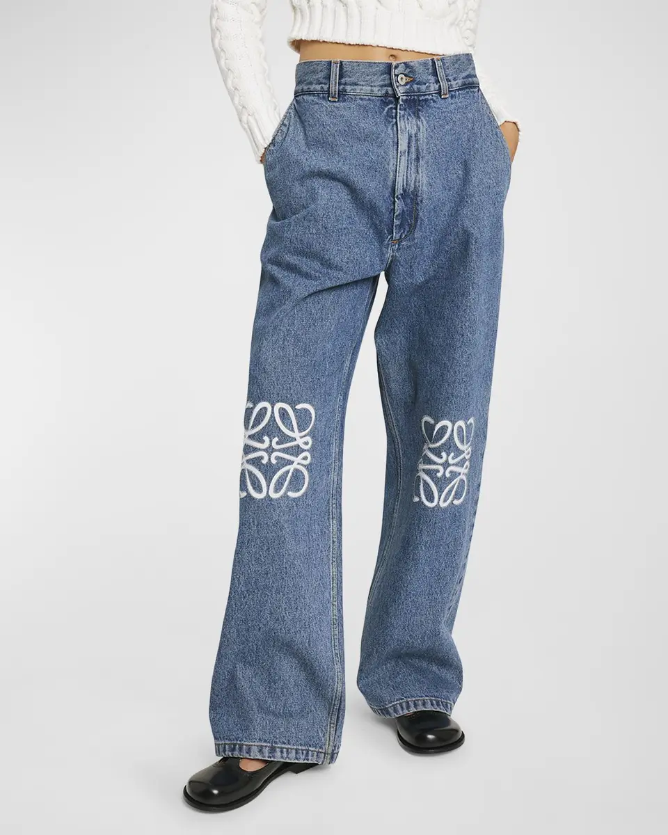 Loewe Anagram Baggy Jeans | Thumbnail 7 Loewe Anagram Baggy Jeans | Thumbnail 7