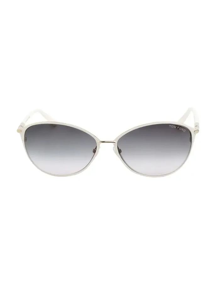 Penelope Gradient Acetate & Metal Round Sunglasses Penelope Gradient Acetate & Metal Round Sunglasses