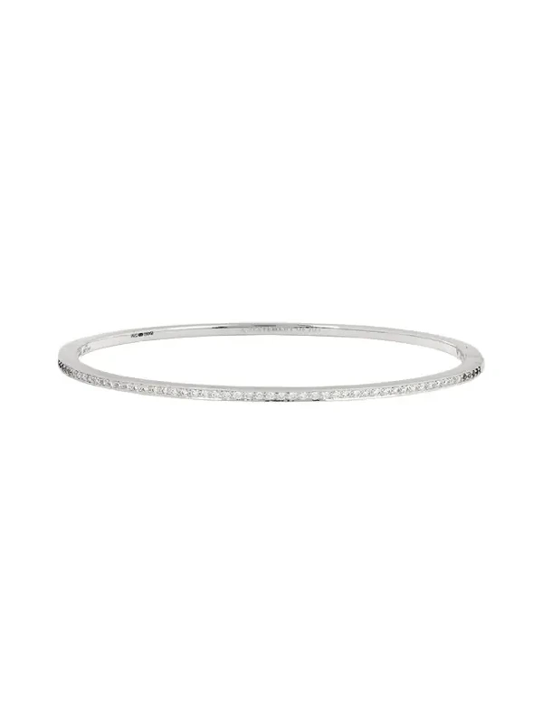Alice Van Cal 18K White Gold Diamond and Blue Sapphire Journey Bracelet