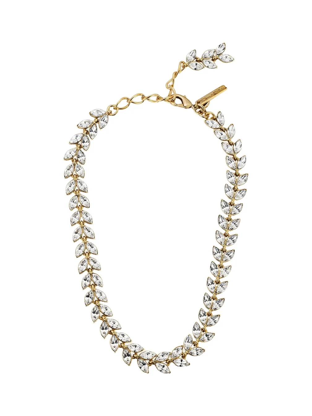 Crystal Leaf Necklace