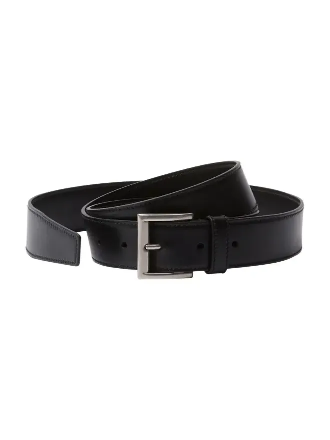 Metal Buckle Calf Leather Belt Metal Buckle Calf Leather Belt