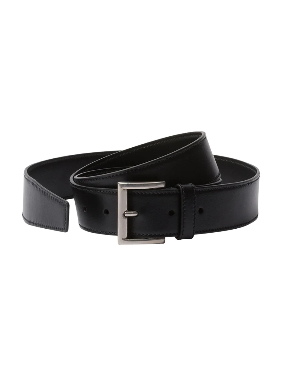 Metal Buckle Calf Leather Belt Metal Buckle Calf Leather Belt