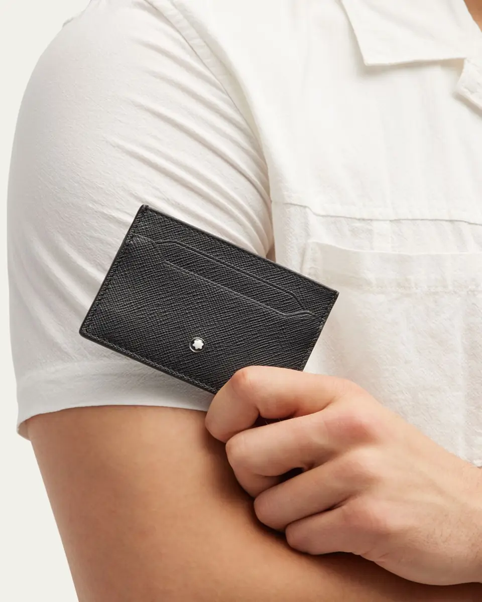 Montblanc Men's Saffiano Leather Sartorial Card Holder | Thumbnail 2