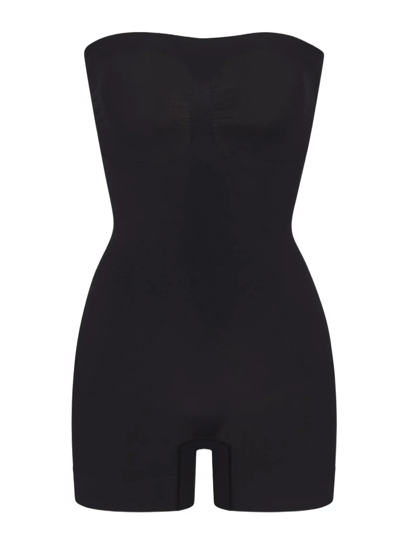 Skims Seamless Sculpt Strapless Shortie Bodysuit