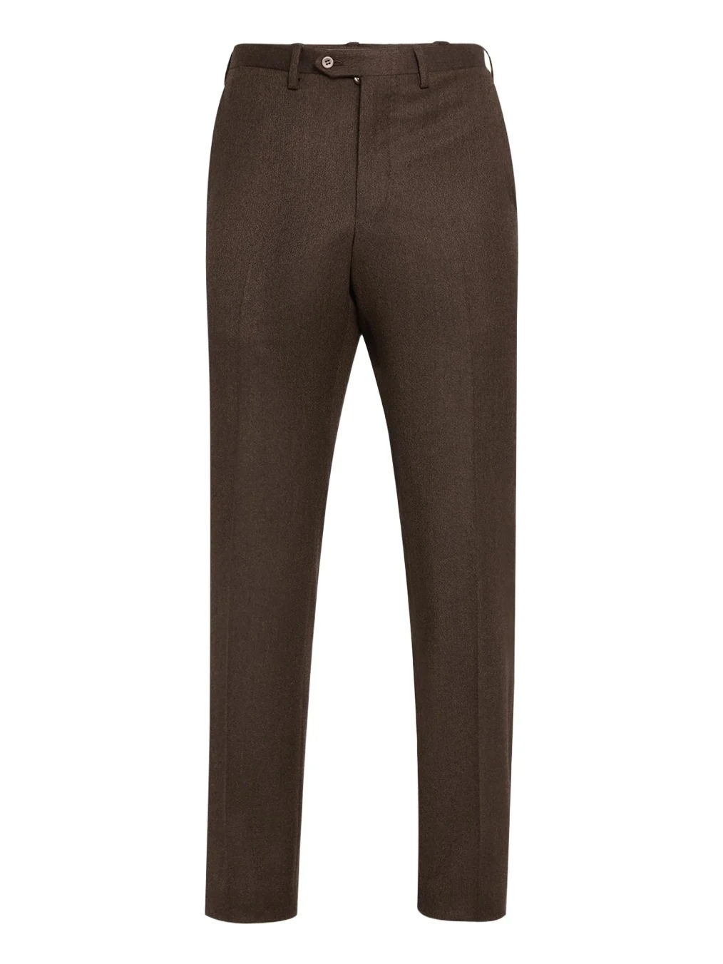 Kiton Men's Textured Brown Suit Trousers