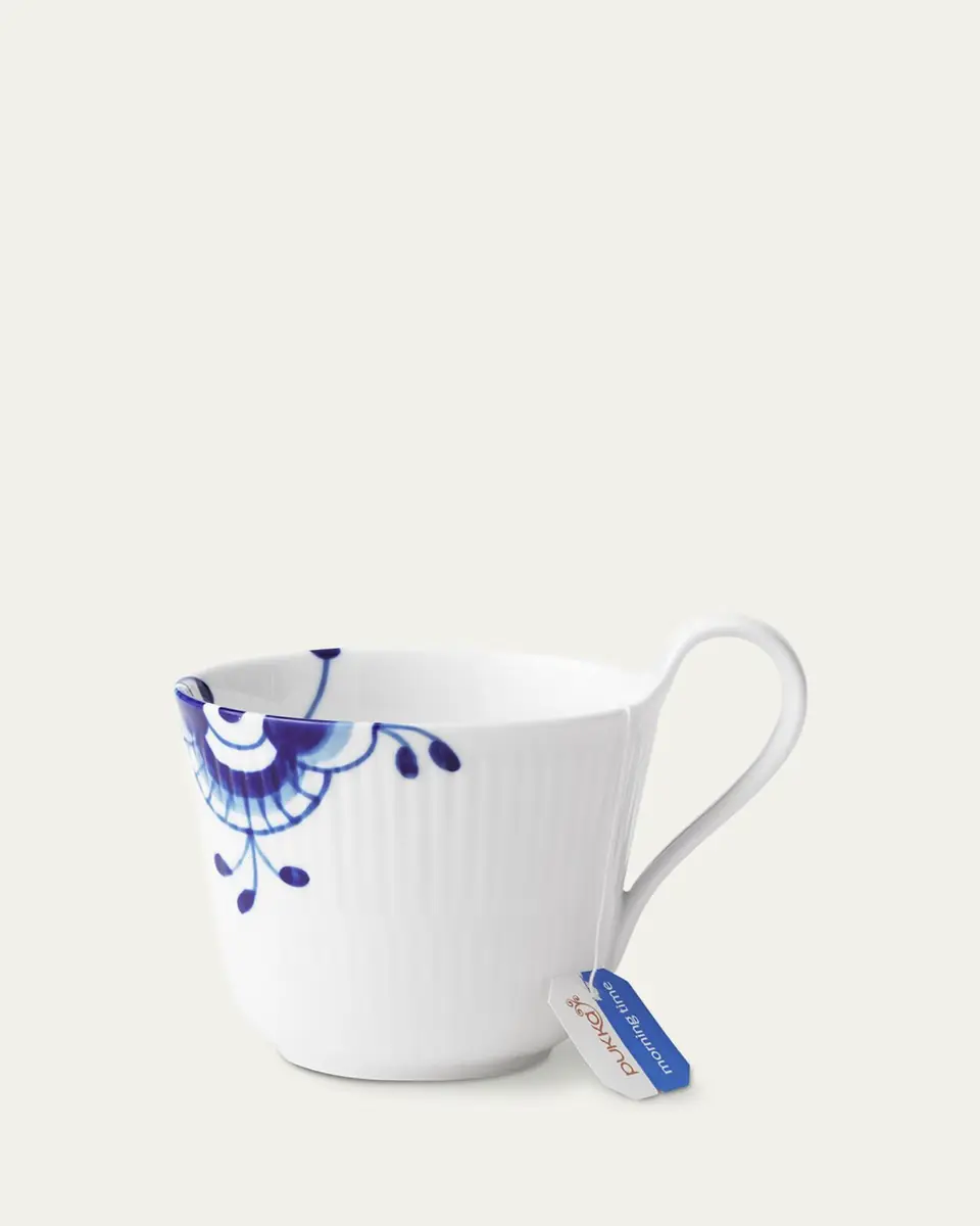 Royal Copenhagen Blue Fluted Mega High-Handle Cup, 11 oz. | Thumbnail 3 Royal Copenhagen Blue Fluted Mega High-Handle Cup, 11 oz. | Thumbnail 3