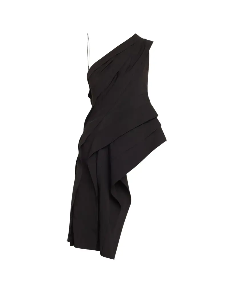 Bottega Veneta One-Shoulder Draped Fluid Viscose Top | Image 1 Bottega Veneta One-Shoulder Draped Fluid Viscose Top | Image 1