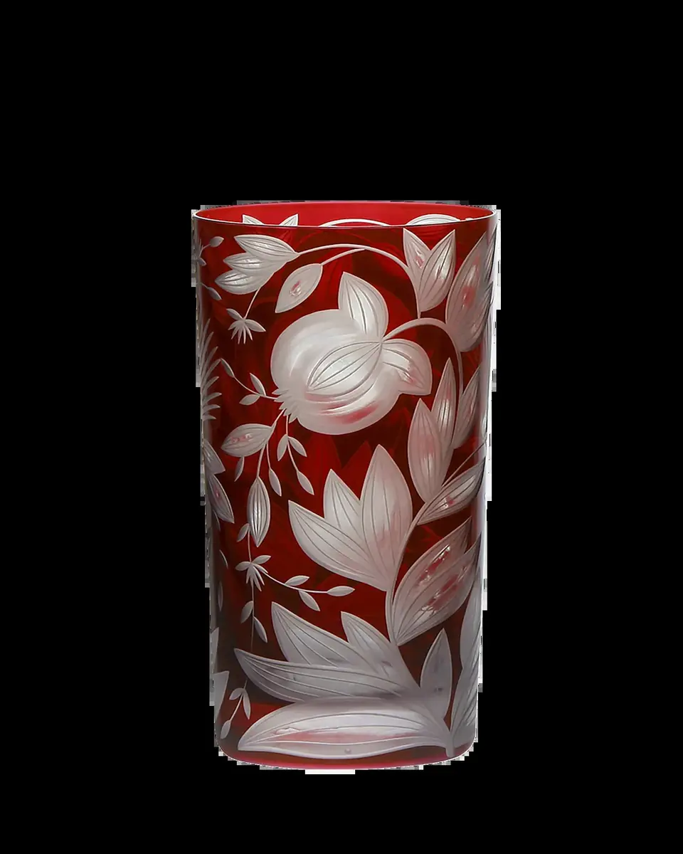 Artel Verdure Red Crystal Highball Glass, 17.5 oz. | Thumbnail 2 Artel Verdure Red Crystal Highball Glass, 17.5 oz. | Thumbnail 2