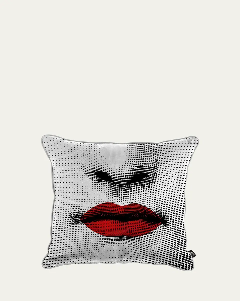 FORNASETTI Kiss Cushion, 20" Square | Thumbnail 2 FORNASETTI Kiss Cushion, 20" Square | Thumbnail 2
